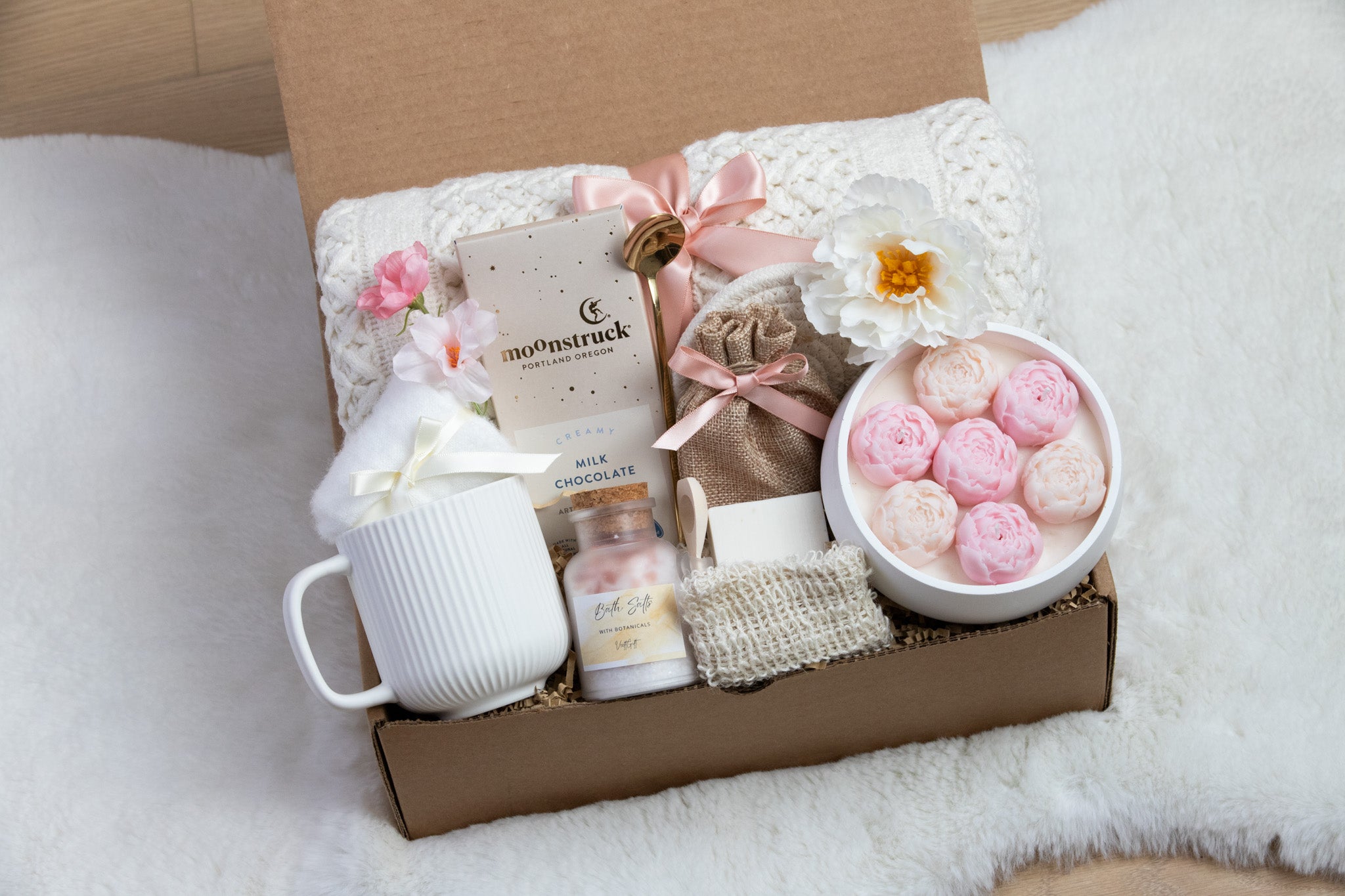 Gift Basket for Mothers Day Gift Box for Mom, Gift for mom Ideas Care package for mom