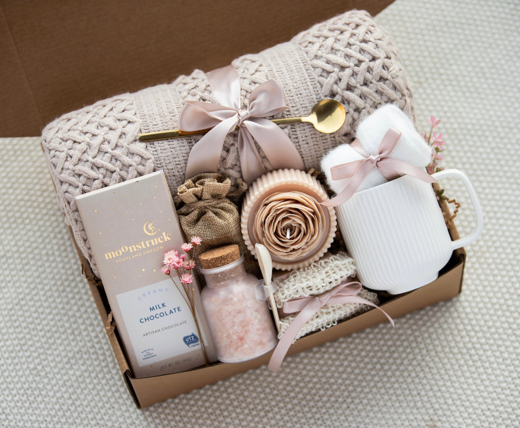 Self Care Gift Basket for Women Relaxation Gift Basket